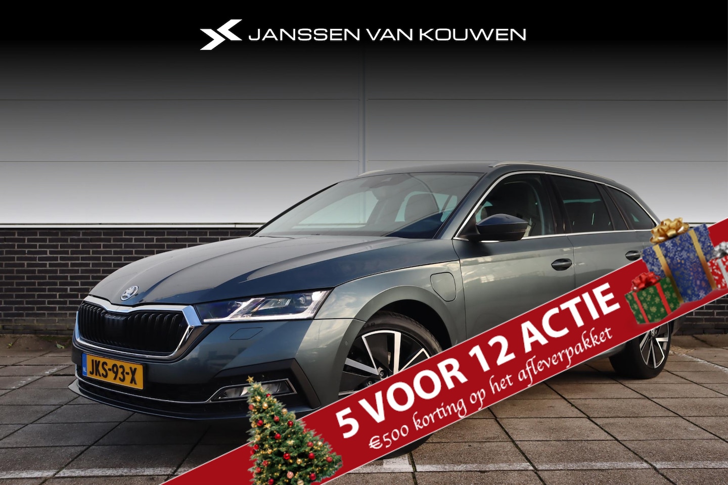 Skoda Octavia Combi - 1.4 TSI iV PHEV Business Edition Plus * Stuur/Stoelverwarming * Head-Up * Camera * LED Kop - AutoWereld.nl
