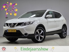 Nissan Qashqai - 1.2 N-Connecta/ Parelmoer wit/ Trekhaak/ 360° Camera/ 18'' LMV/ Panorama-Dak/ Lane-Assist.
