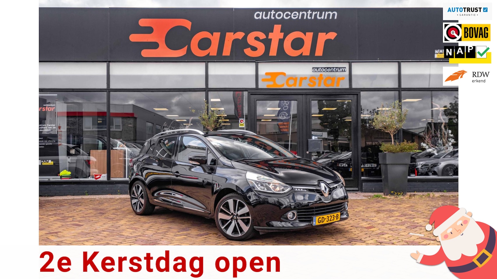 Renault Clio Estate - 1.2 Dynamique|Navi|Cruise|Pdc|Camera|Trekhaak| - AutoWereld.nl