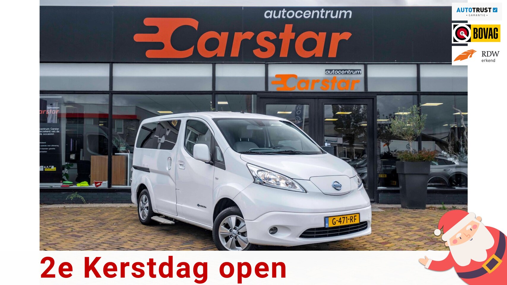 Nissan e-NV200 Evalia - 40 kWh Connect Edition 7p|Camera|Cruise|Navi|Bleuth - AutoWereld.nl