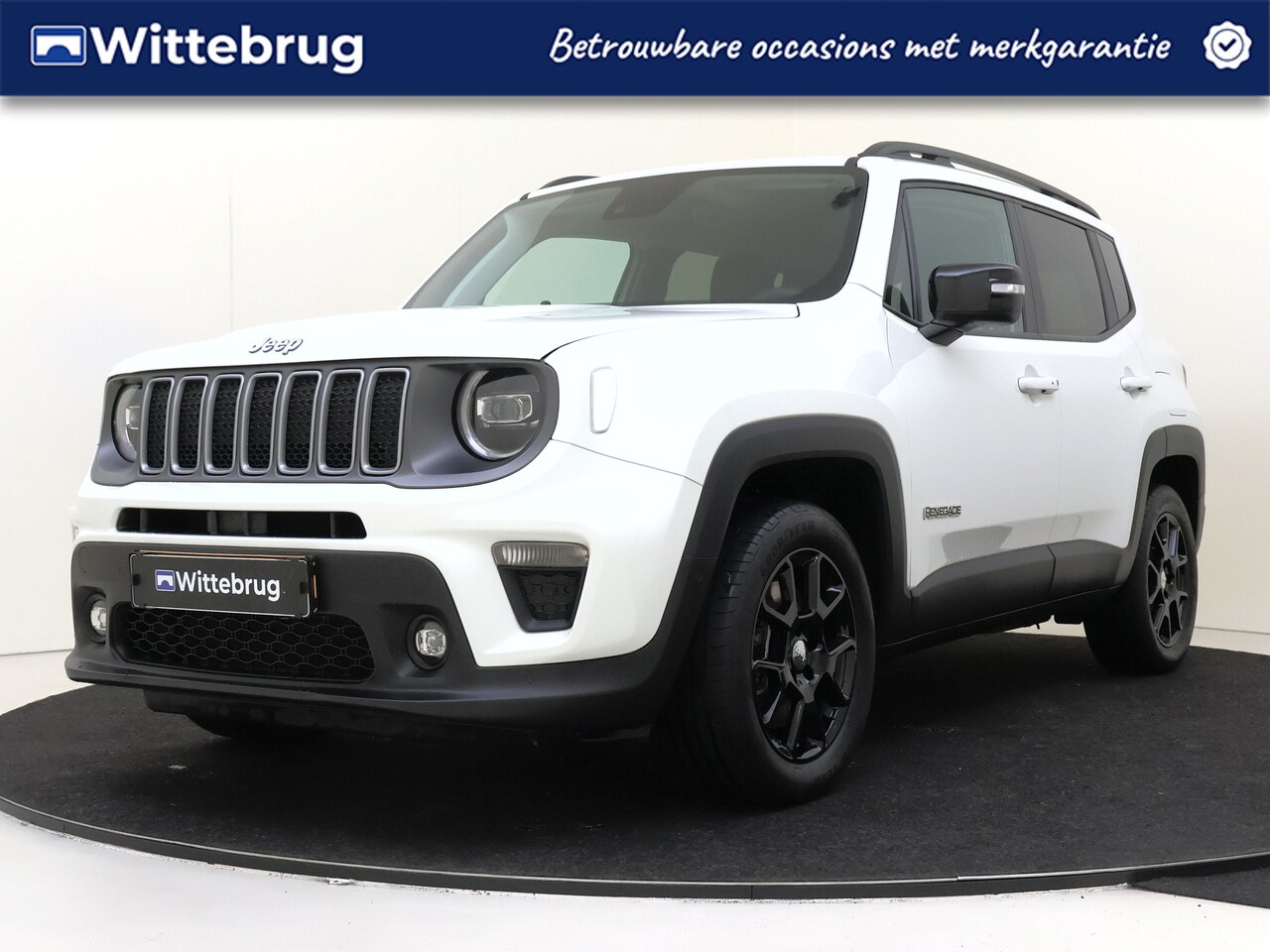 Jeep Renegade - 4xe 190 Plug-in Hybrid Electric Limited PACK BLACK !!!! UITVERKOOP!!! - AutoWereld.nl