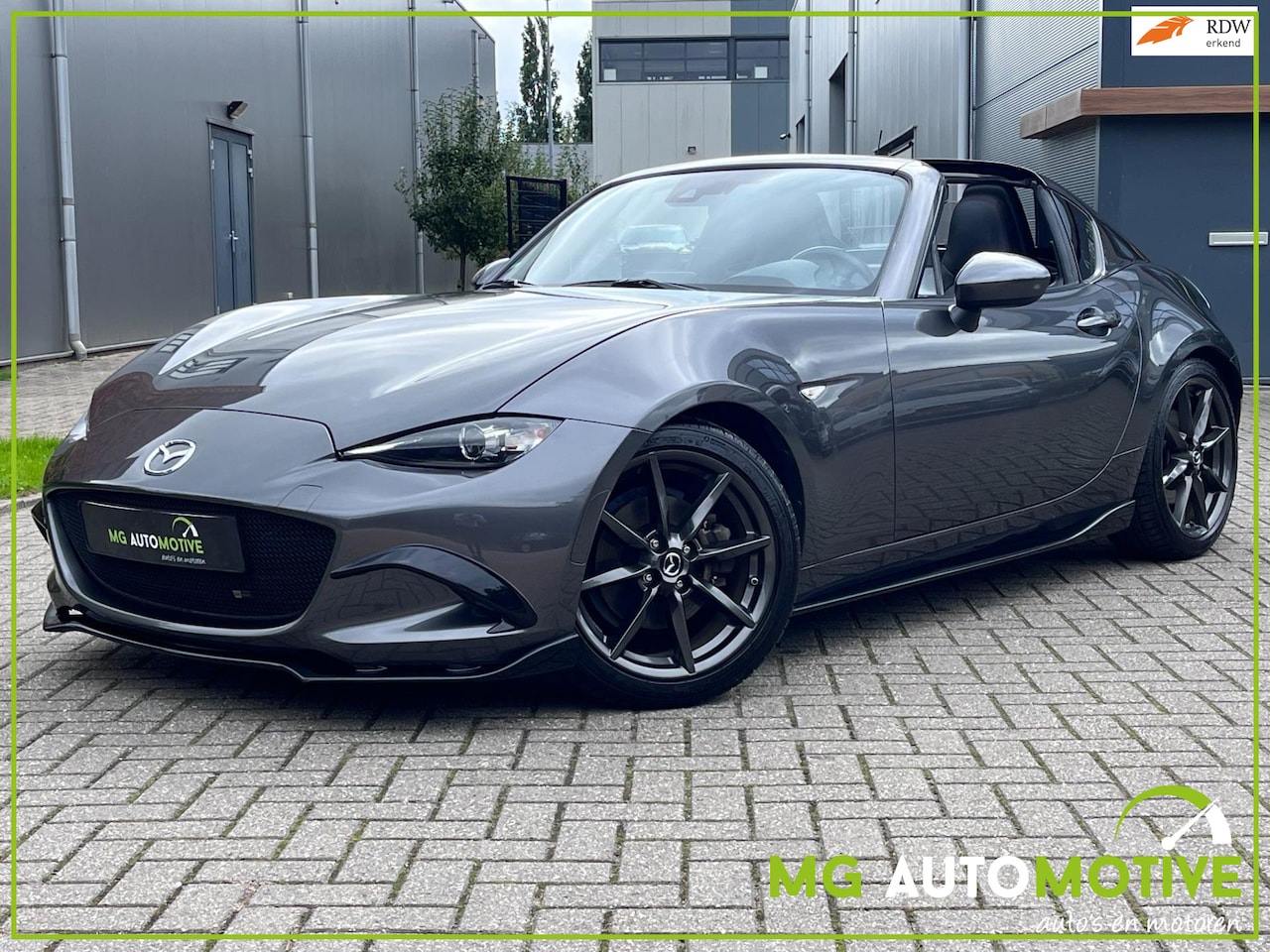 Mazda MX-5 RF - 2.0 SkyActiv-G 184 GT-M | Leder | Navi | Apple carplay | Eibach verlaagd - AutoWereld.nl