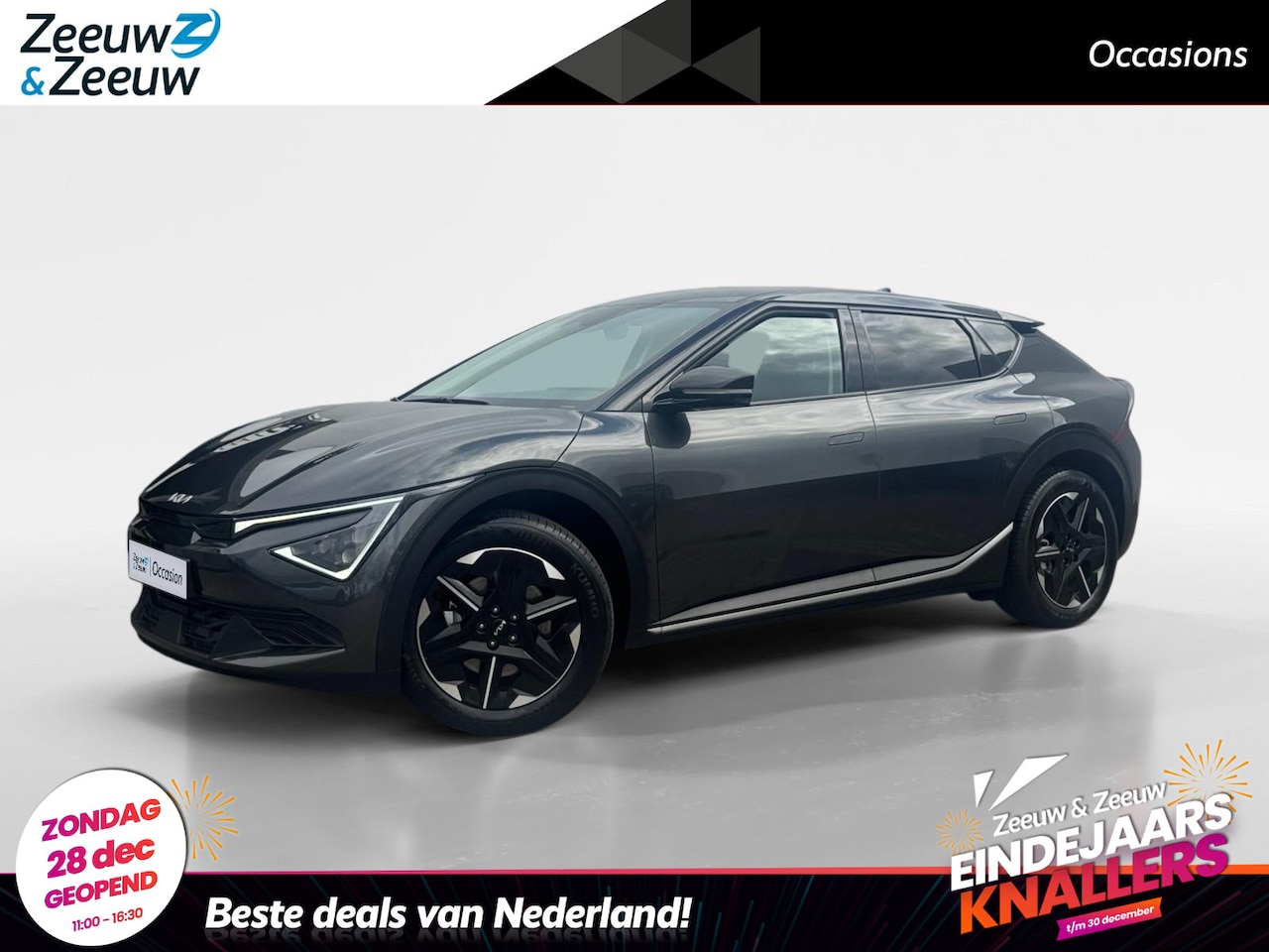 Kia EV6 - Light Edition 63 kWh | *Nieuwe Model* | Navi | Clima | Adaptive Cruise | Camera | Stuur-/S - AutoWereld.nl