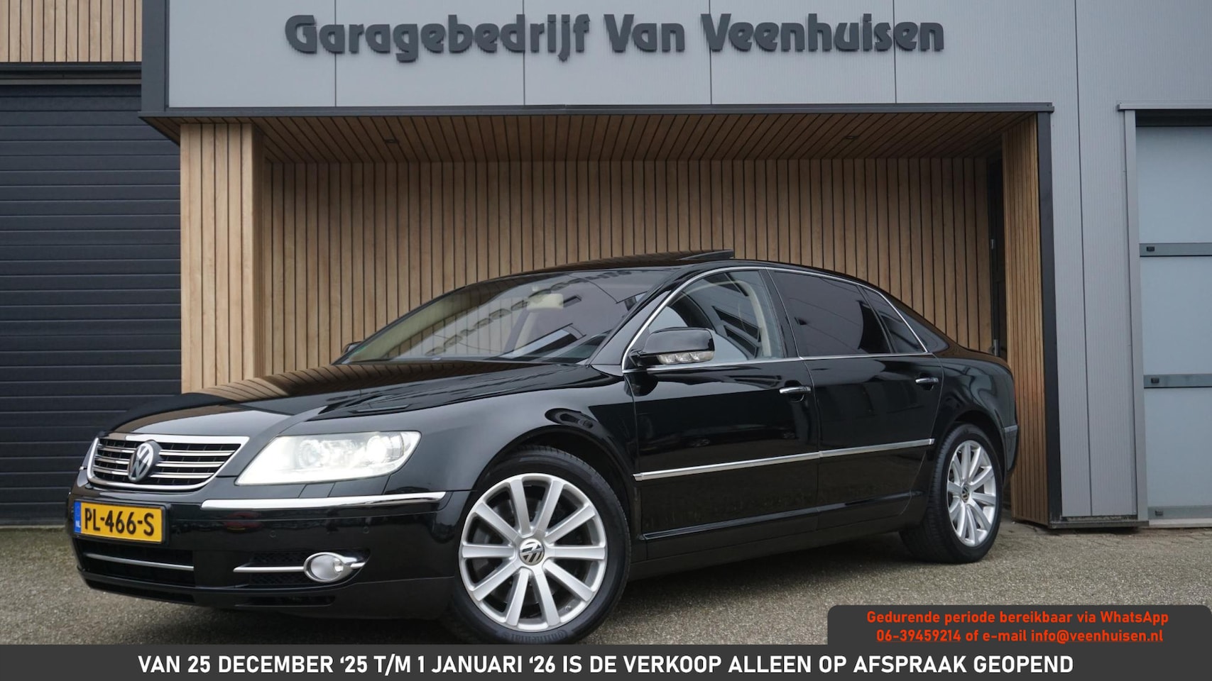 Volkswagen Phaeton - 6.0 W12 450PK Long Individual Schuif/kanteldak Luchtvering Leder stoelverwarming/koeling/M - AutoWereld.nl