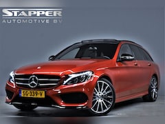 Mercedes-Benz C-klasse Estate - 180 157pk Automaat AMG-Line Org.NL Pano/Camera/Navi/Led/H.leer/Stoelverw./Climate/Pdc/Lmv1
