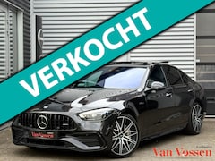 Mercedes-Benz C-klasse - AMG 43 4MATIC |Pano|GARANTIE|Sfeer|Trekhaak|360 Camera|Burmester|Memory|Massagestoelen|Hea