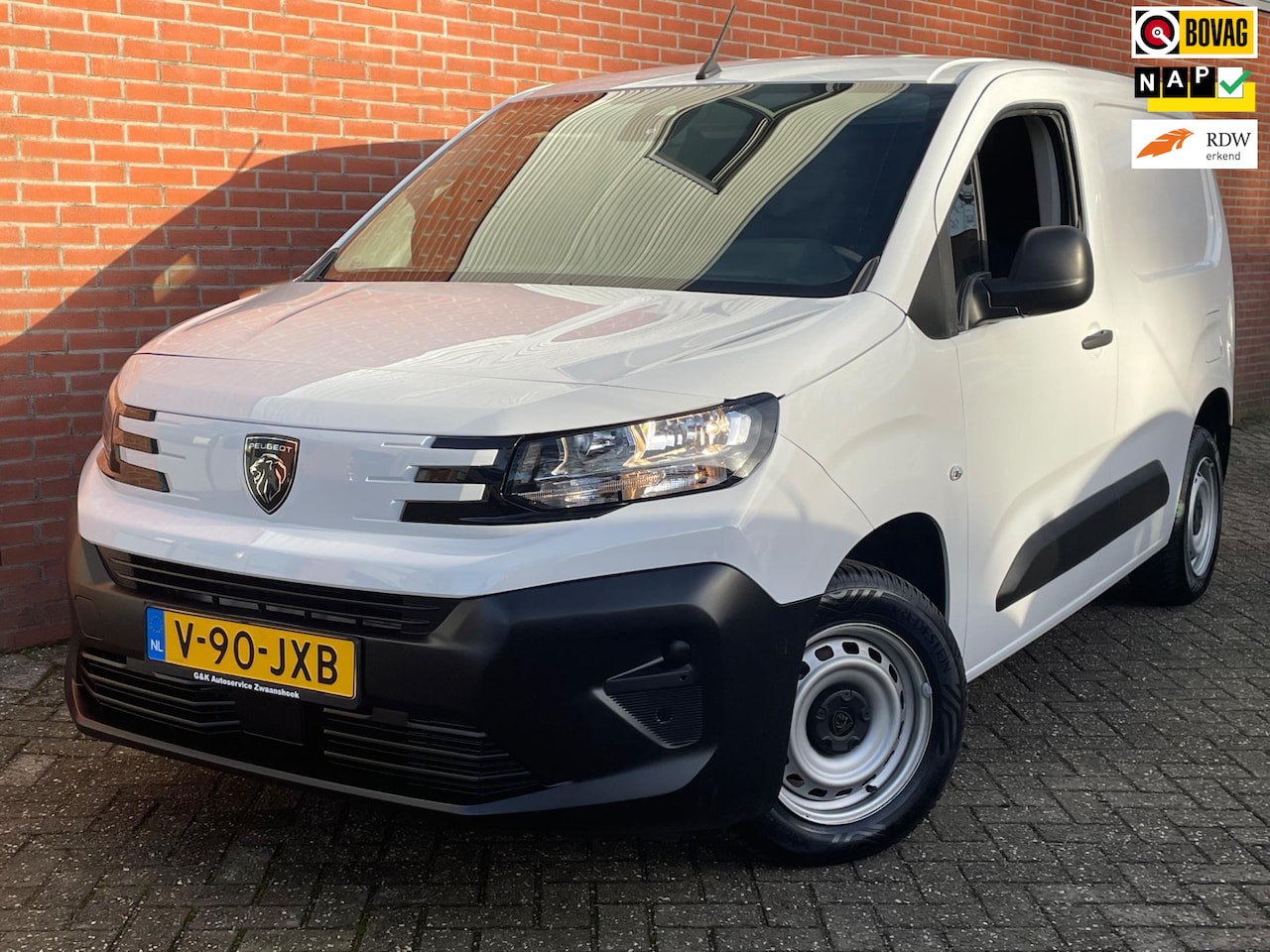 Peugeot Partner - 1.5 BlueHDi Airco Navi Trekhaak Carplay - AutoWereld.nl