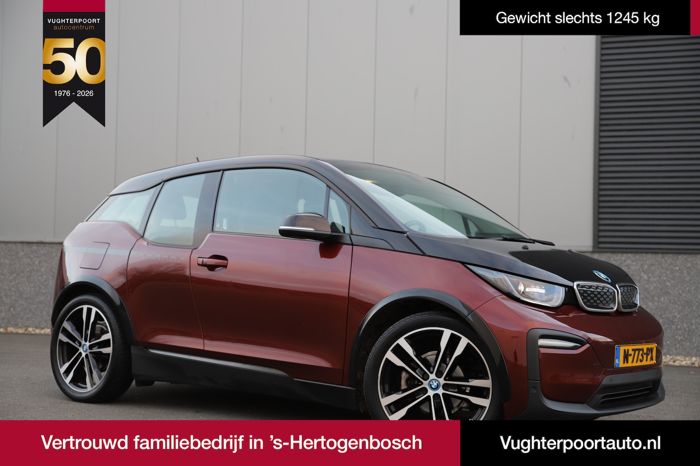 BMW i3 - 120Ah 42 kWh/*Unique Forever*/Leder/Carplay/W-pomp/3-fase/20" - AutoWereld.nl
