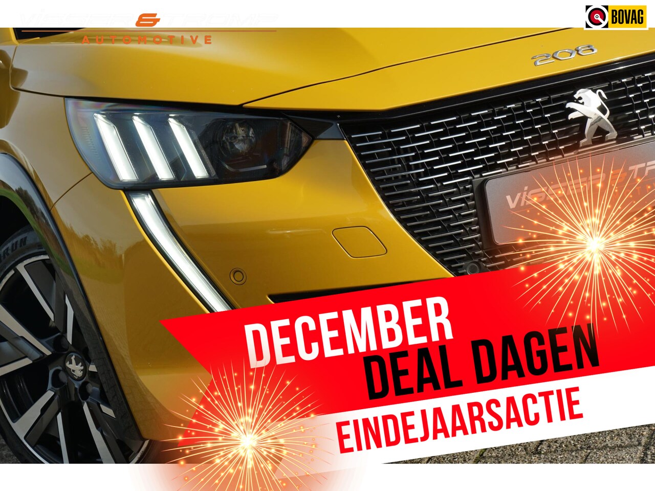 Peugeot 208 - 1.2 PureTech GT-Line Automaat - Jaune Faro - Panorama/Carplay/3D Dash - AutoWereld.nl