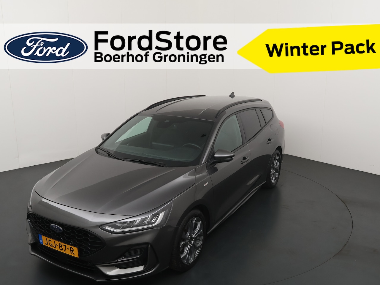 Ford Focus Wagon - Ecoboost Hybrid 125 pk ST-line | Winter Pack | 4 seiz. banden | Navi | Clima | Cruise | Dr - AutoWereld.nl