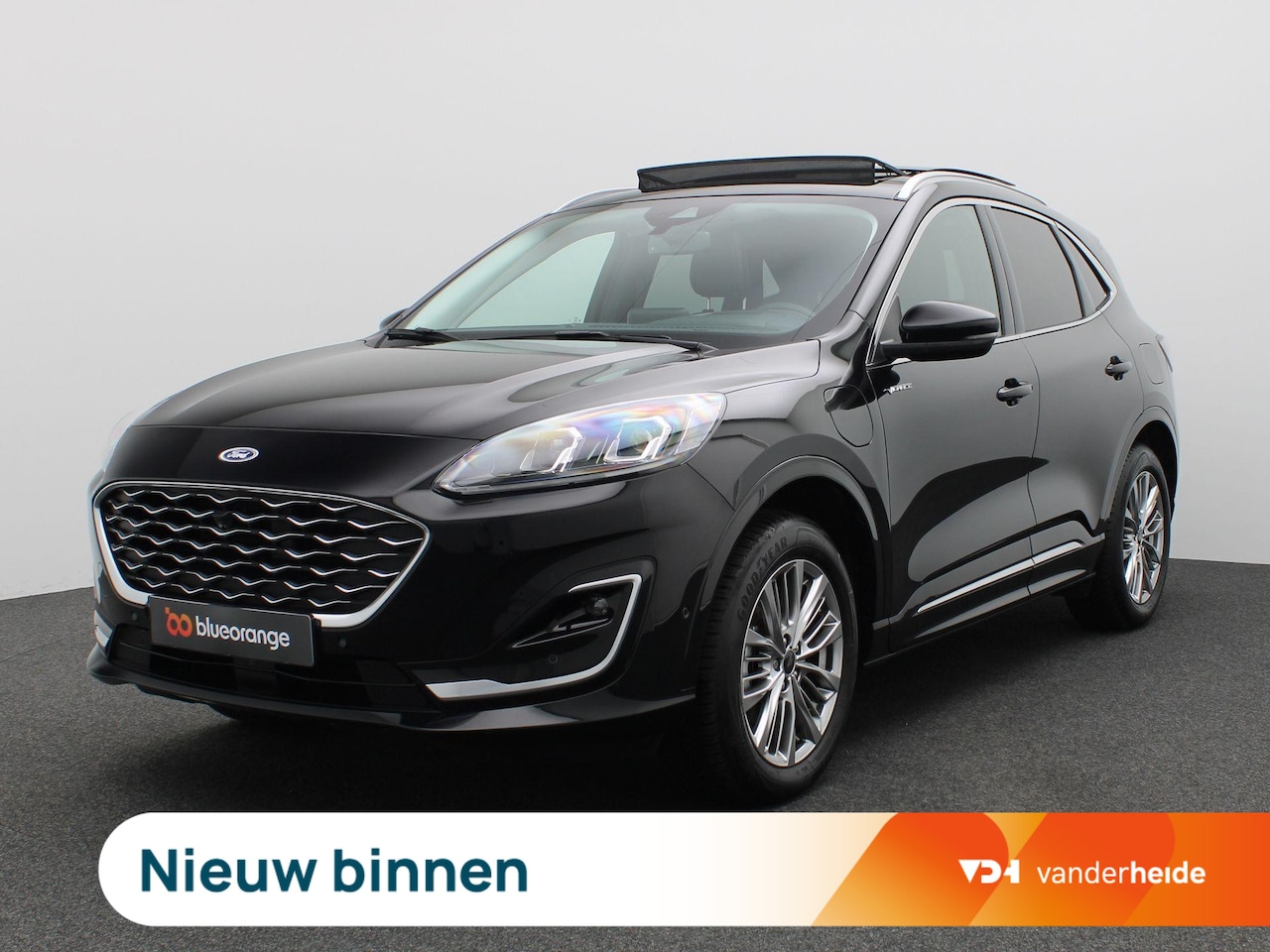 Ford Kuga - 2.5 PHEV Vignale 225PK Aut. SOH 97%, Pano-Schuifdak, Trekhaak, Leder, Head-Up Display, 19" - AutoWereld.nl