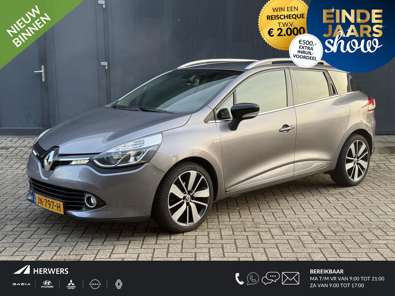 Renault Clio Estate - 1.2 Iconic / Stoelverwarming / Cruise Control / Navigatie / Bluetooth / All Season Banden - AutoWereld.nl