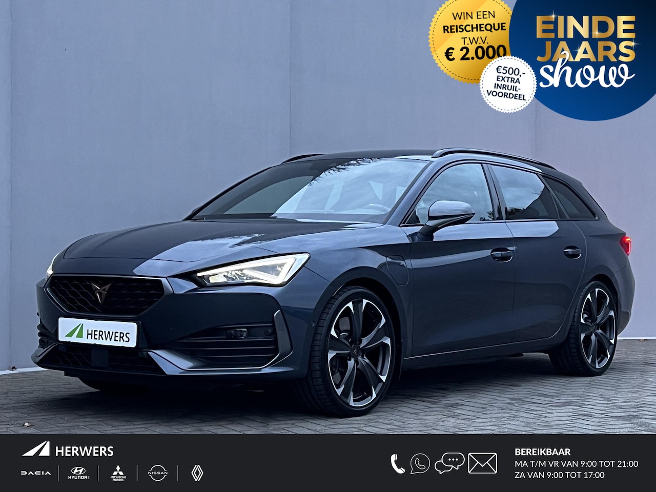 CUPRA Leon Sportstourer - 1.4 e-Hybrid VZ Copper Edition Automaat / Plug-In / EAER 58km / Navigatie / Elektrische tr - AutoWereld.nl