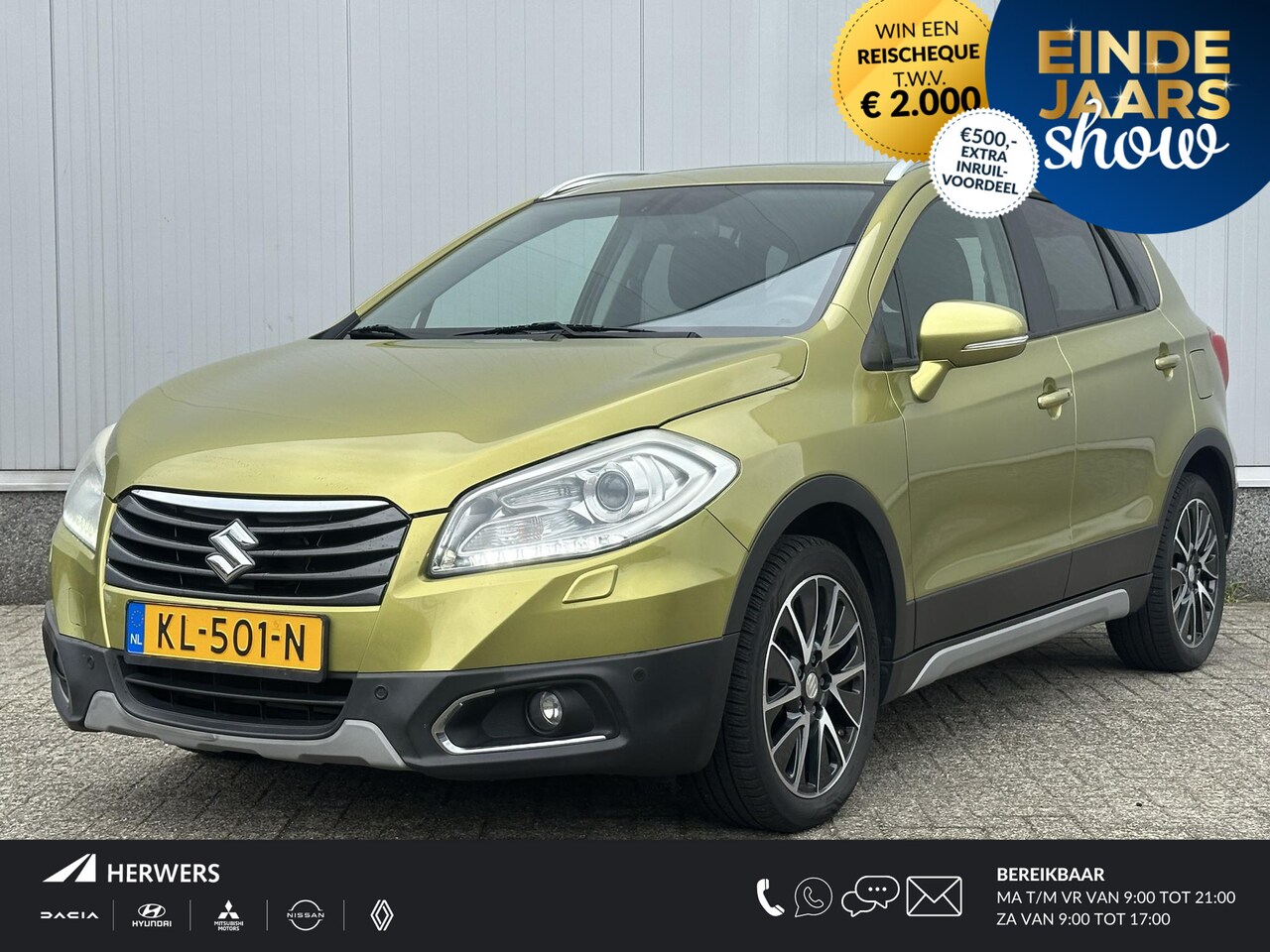 Suzuki SX4 S-Cross - 1.6 High Executive / Panorama schuifdak / Stoel verwarming / Cruise control / Navigatie / - AutoWereld.nl