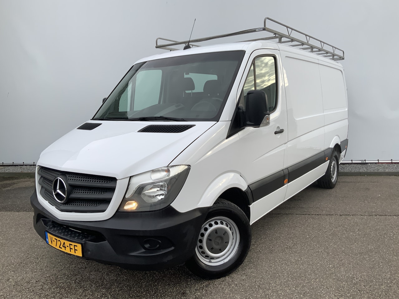 Mercedes-Benz Sprinter - 314 2.2 CDI Automaat L2H2 Airco Cruise 3 Zits Trekhaak&Opstap 2000 kg Imperiaal&Trap Euro - AutoWereld.nl