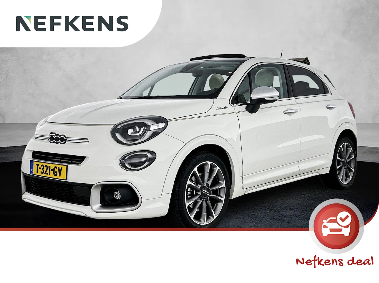 Fiat 500 X - 1.5 Hybrid Dolcevita Special Edition Cabrio 130pk Automaat | Soft Top | Navigatie | Climat - AutoWereld.nl