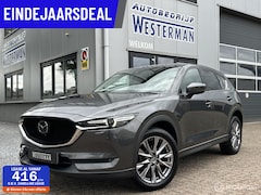 Mazda CX-5 - 2.0 SkyActiv-G 165Pk Aut Luxury VOL Acc Leer 360º Cam Carplay Bose 19"Lmv etc