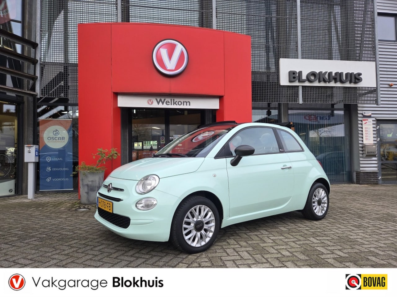 Fiat 500 - 1.2 70pk Young Cabrio | Navi | Airco | LMV | - AutoWereld.nl