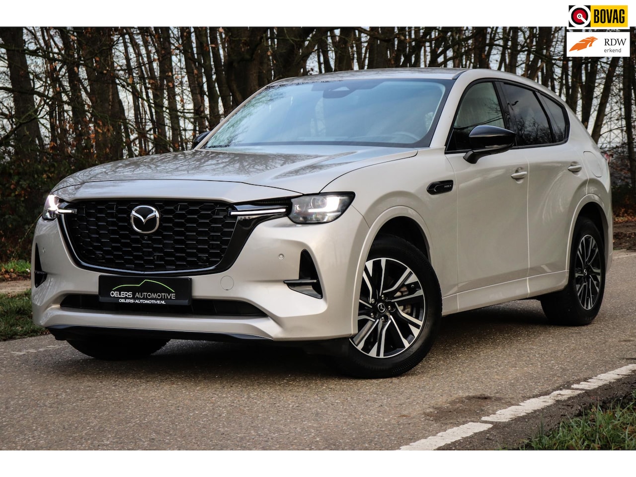 Mazda CX-60 - 2.5 e-SkyActiv PHEV Homura | 16DKM! | CarPlay | Quartz metalic | Stoelventilatie | Leder | - AutoWereld.nl