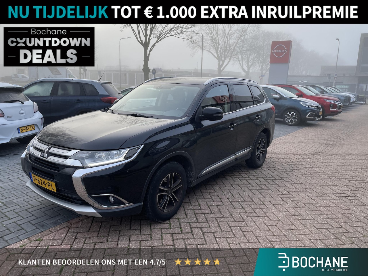 Mitsubishi Outlander - 2.0 | Trekhaak | 1600KG Trekgewicht | Full Map Navigatie | - AutoWereld.nl