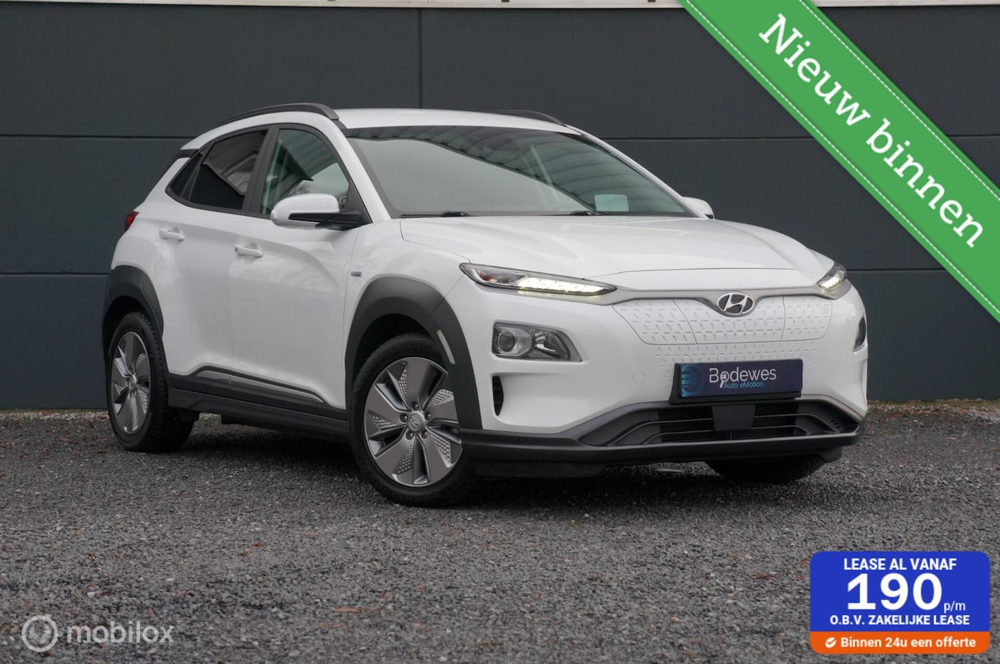 Hyundai Kona Electric - EV Fashion Sky 64 kWh Leder/Stof Krell Navi PDC - AutoWereld.nl