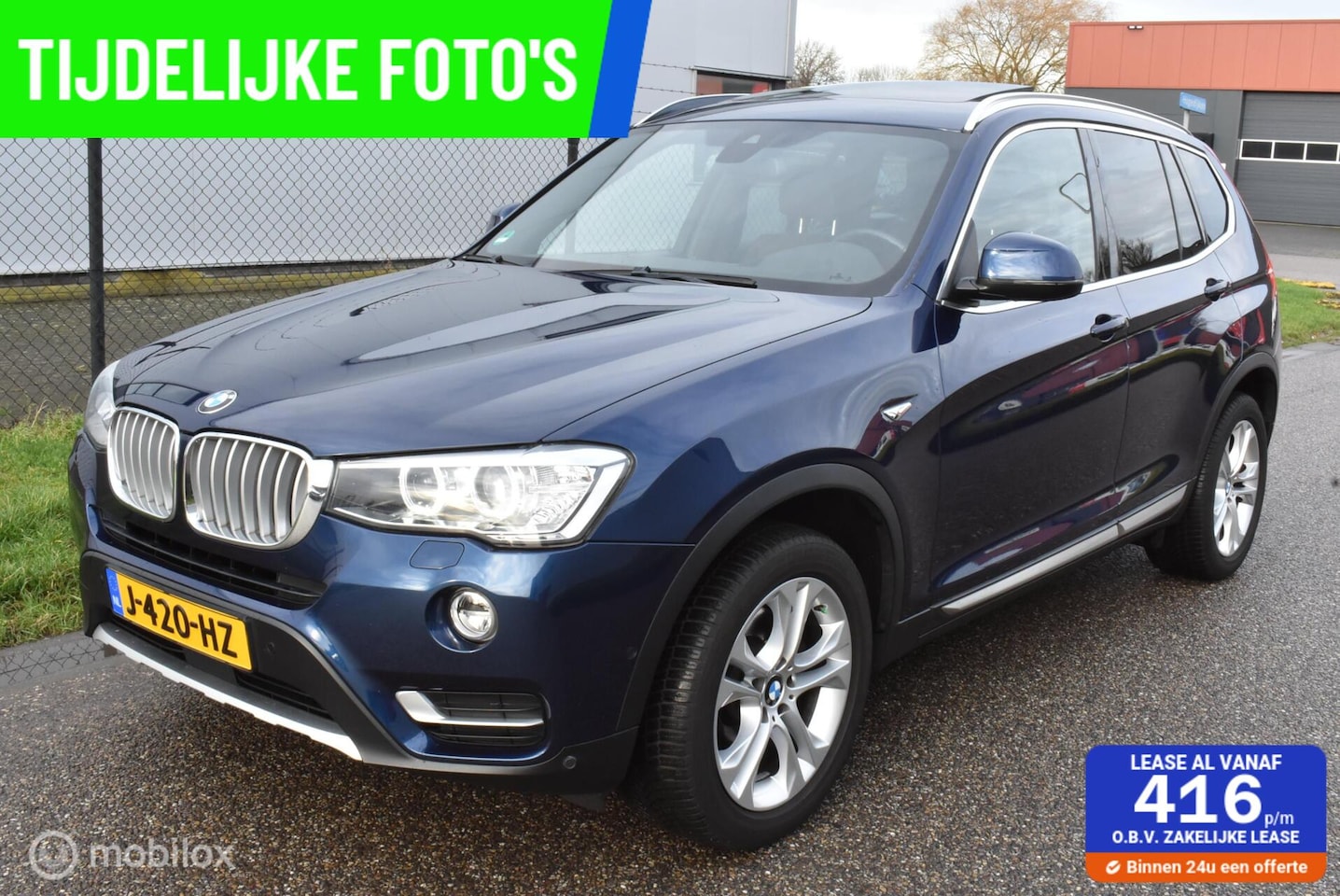 BMW X3 - xDrive30d Tiefseeblau Pano HUD Standkachel Innovation Pack Uitklapbare trekhaak - AutoWereld.nl