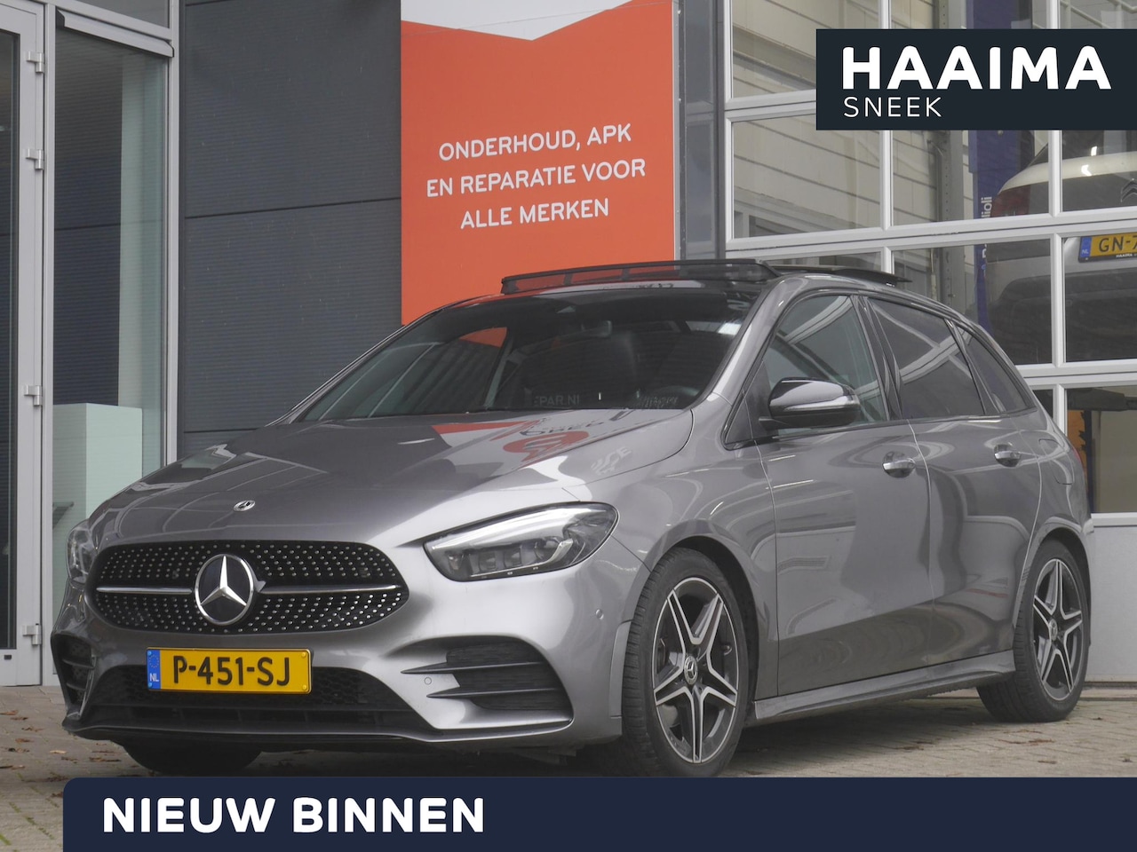 Mercedes-Benz B-klasse - 200 Business Solution AMG | Automaat | Panorama dak | Achteruitrijcamera | Keyless entry e - AutoWereld.nl