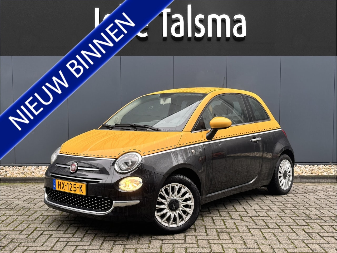 Fiat 500 - 0.9 TwinAir Turbo Lounge | Yellowcab | Airconditioning | Lmv velgen | Uniek | Meer foto's - AutoWereld.nl