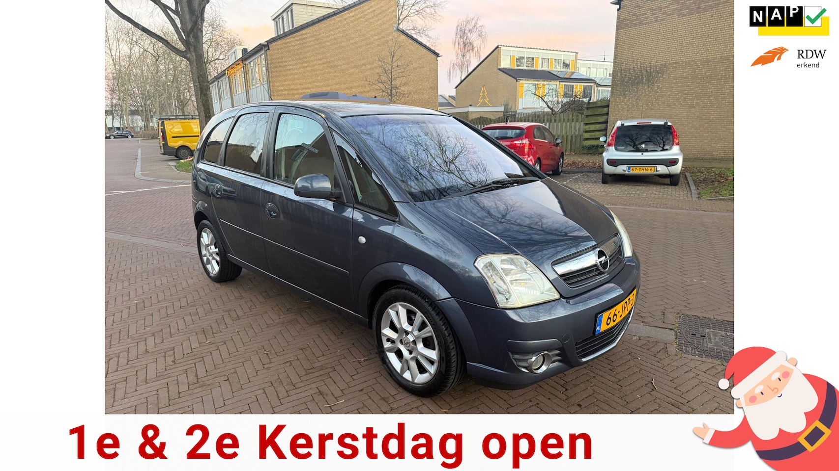 Opel Meriva - Tweede eigenaar / 77.000 NAP / parkeersensoren / mooie auto - AutoWereld.nl
