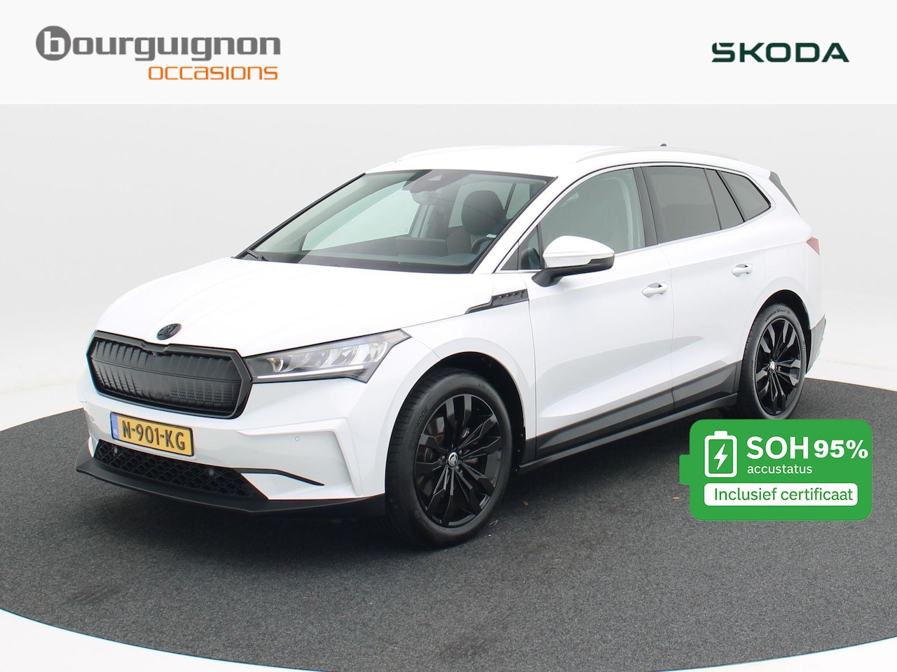 Skoda Enyaq iV - 60 180 Pk Automaat | SOH 95% | CarPlay | Stoel- & Stuurverwarming | Climate | Cruise | 20 - AutoWereld.nl