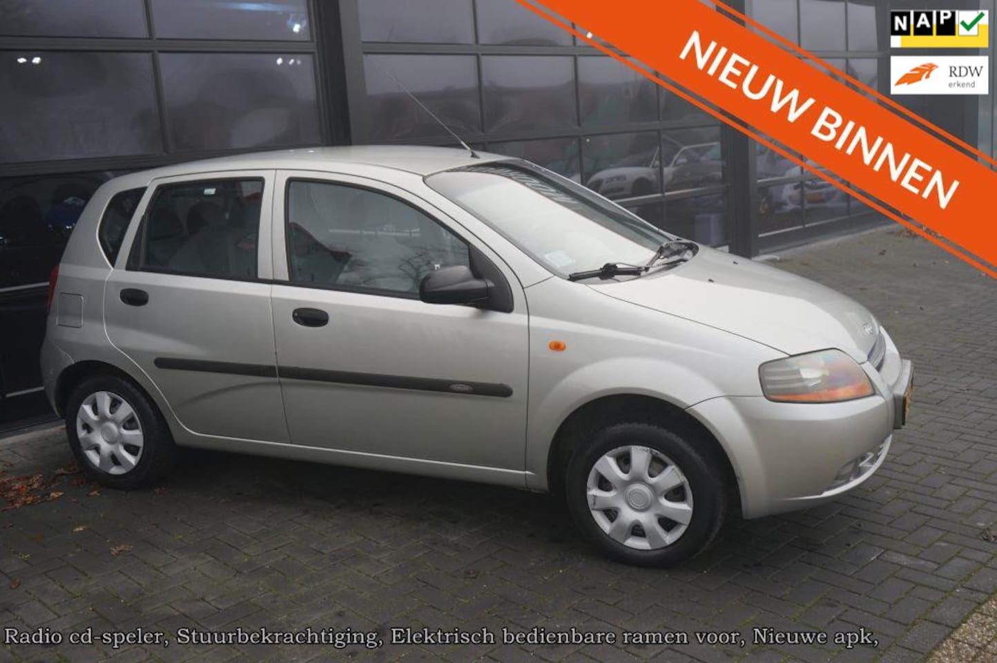 Daewoo Kalos - 1.2 Spirit 1.2 Spirit, Elek pakket, stuurbekrachtiging - AutoWereld.nl