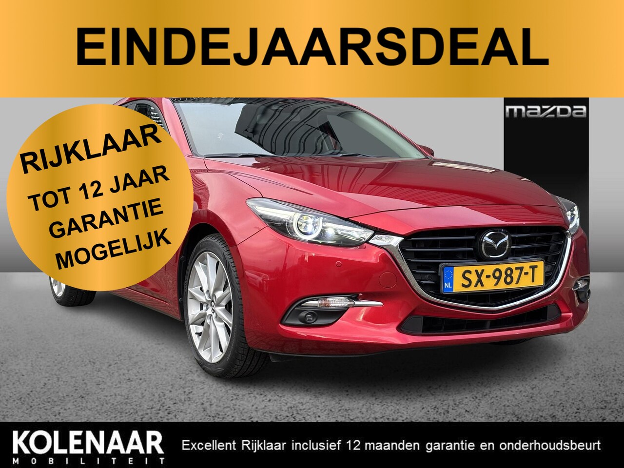 Mazda 3 - 2.0 SkyActiv-G 120 GT-M /Automaat/Lederen interieur/CAM/Afneembare Trekhaak/Dealeronderhou - AutoWereld.nl