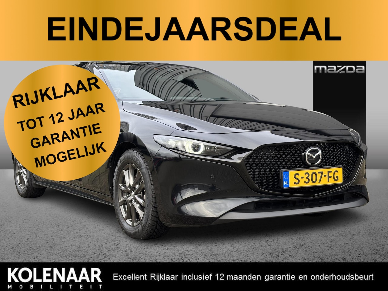 Mazda 3 - 2.0 e-SkyActiv-G M Hybrid 122 Luxury /Afneembare Trekhaak/Leder/CAM/Bose Audiosysteem/Deal - AutoWereld.nl