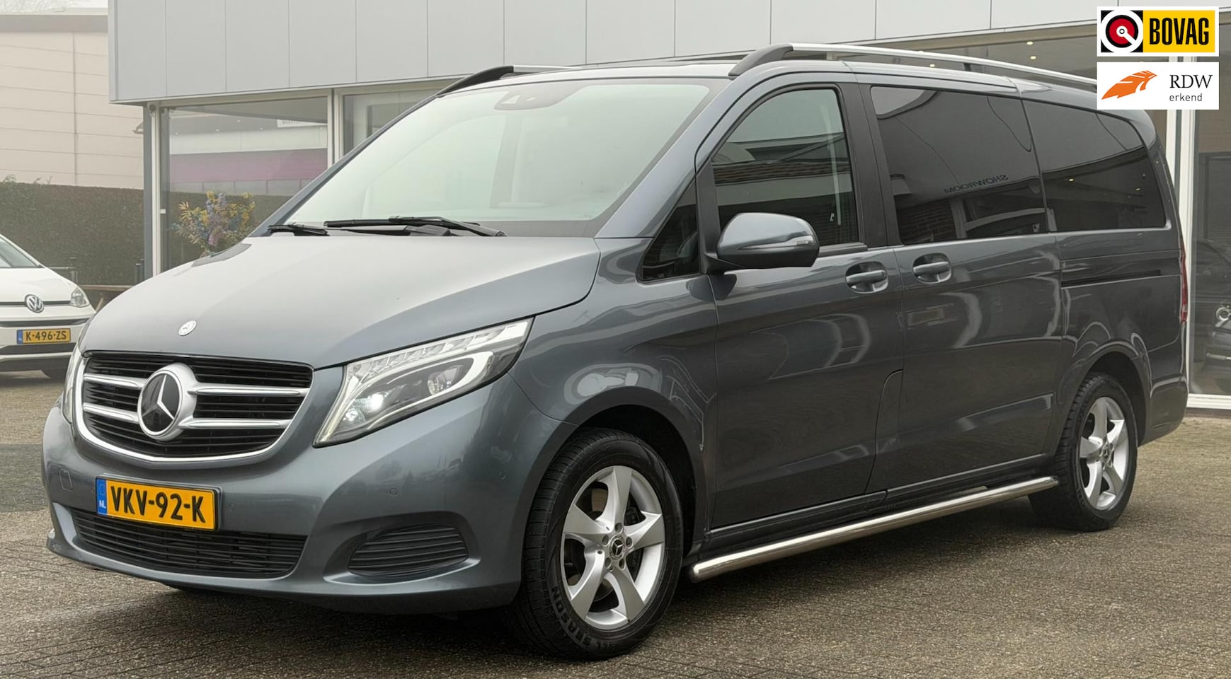 Mercedes-Benz V-klasse - 220d Lang DC / LED / DUB SCHUIF / LEER - AutoWereld.nl