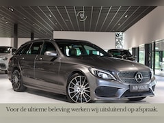 Mercedes-Benz C-klasse Estate - 180 AMG Sport Edition BTW|Leder|Sfeerverlichting|Aut-kofferklep|LED|19"|New Service/APK