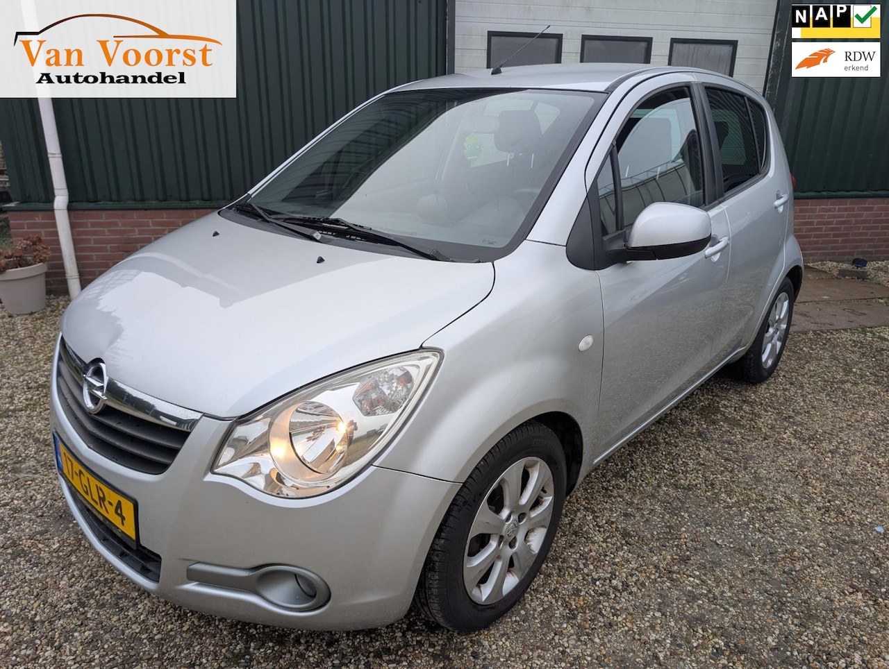 Opel Agila - 1.2 Enjoy airco hoogzitter trekhaak - AutoWereld.nl