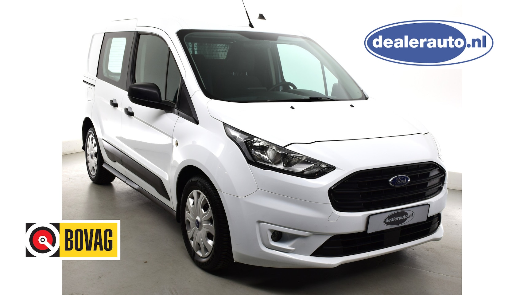 Ford Transit Connect - 3-Zits 1.0 Ecoboost L1 Camera, Zij-Ramen, 53dKM, all season banden, voorruit verwarmbaar, - AutoWereld.nl