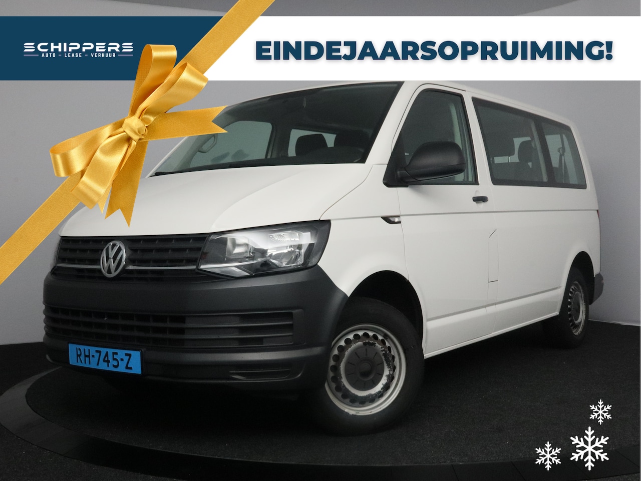 Volkswagen Transporter Kombi - 2.0 TDI L1H2 19750 excl. btw | 9 persoons | Airco | Taxi - AutoWereld.nl