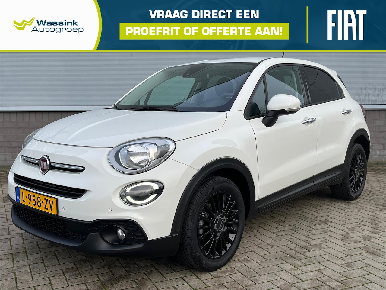 Fiat 500 X - FireFly Turbo 120 pk Connect | Apple Carplay Android Auto | Climate control | Camera - AutoWereld.nl