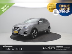 Nissan Qashqai - 1.3 DIG-T Tekna / Automaat / Trekhaak / 1500kg Trekgewicht / GROOT Glazendak / Stoelverwar