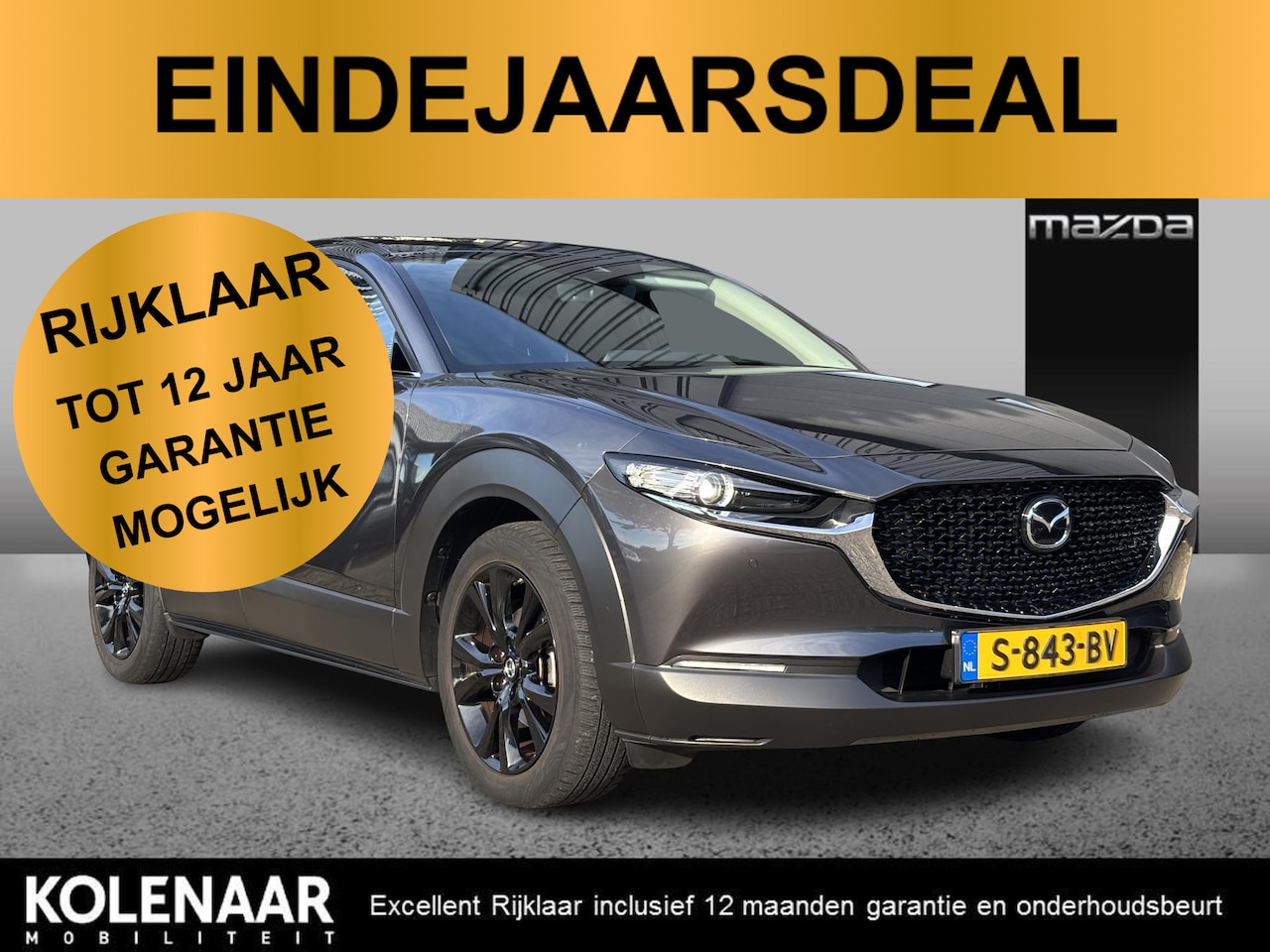 Mazda CX-30 - 2.0 e-SkyActiv-X M Hybrid Homura /Afneembare Trekhaak/CAM/ACC/Dealeronderhouden/ - AutoWereld.nl