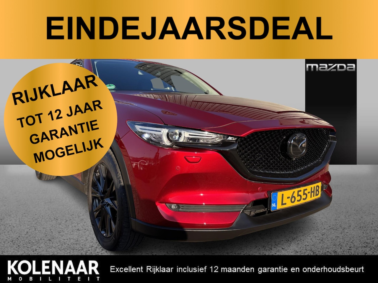 Mazda CX-5 - 2.0 SkyActiv-G 165 Sportive /Black Pack/Trekhaak/360CAM/ACC/Eerste eigenaar/ - AutoWereld.nl