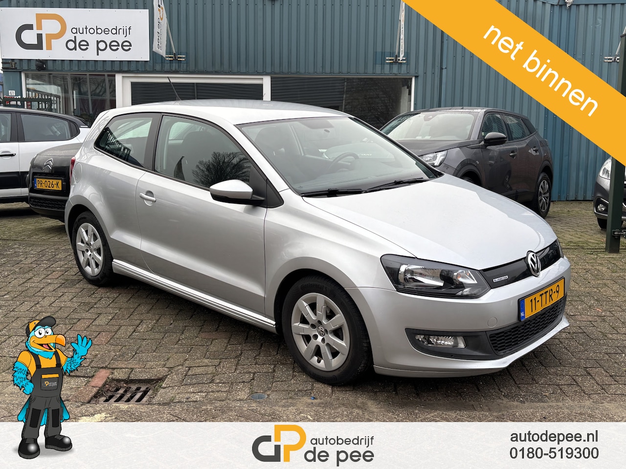 Volkswagen Polo - 1.2 TDI BlueMotion Comfortline GARANTIE/AIRCO/RADIO-CD/CENTR.VERGR./LICHTMETAAL rijklaarpr - AutoWereld.nl