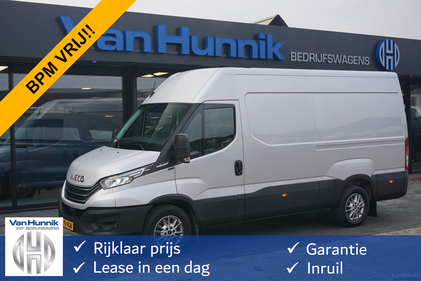 Iveco Daily - 35S21 3.0 Hi-Matic L2H2 352L AUT BPM VRIJ!! Navi, Camera, Luchtvering, 3.5T Trekhaak, LED, - AutoWereld.nl