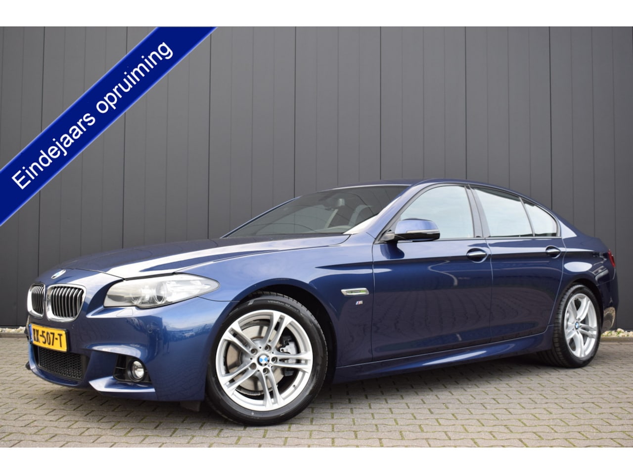 BMW 5-serie - 520i Automaat M-Sport Edition Zwart Leder | Bi-Xenon | Elek. Stoelen | Full Map Navi | Spo - AutoWereld.nl