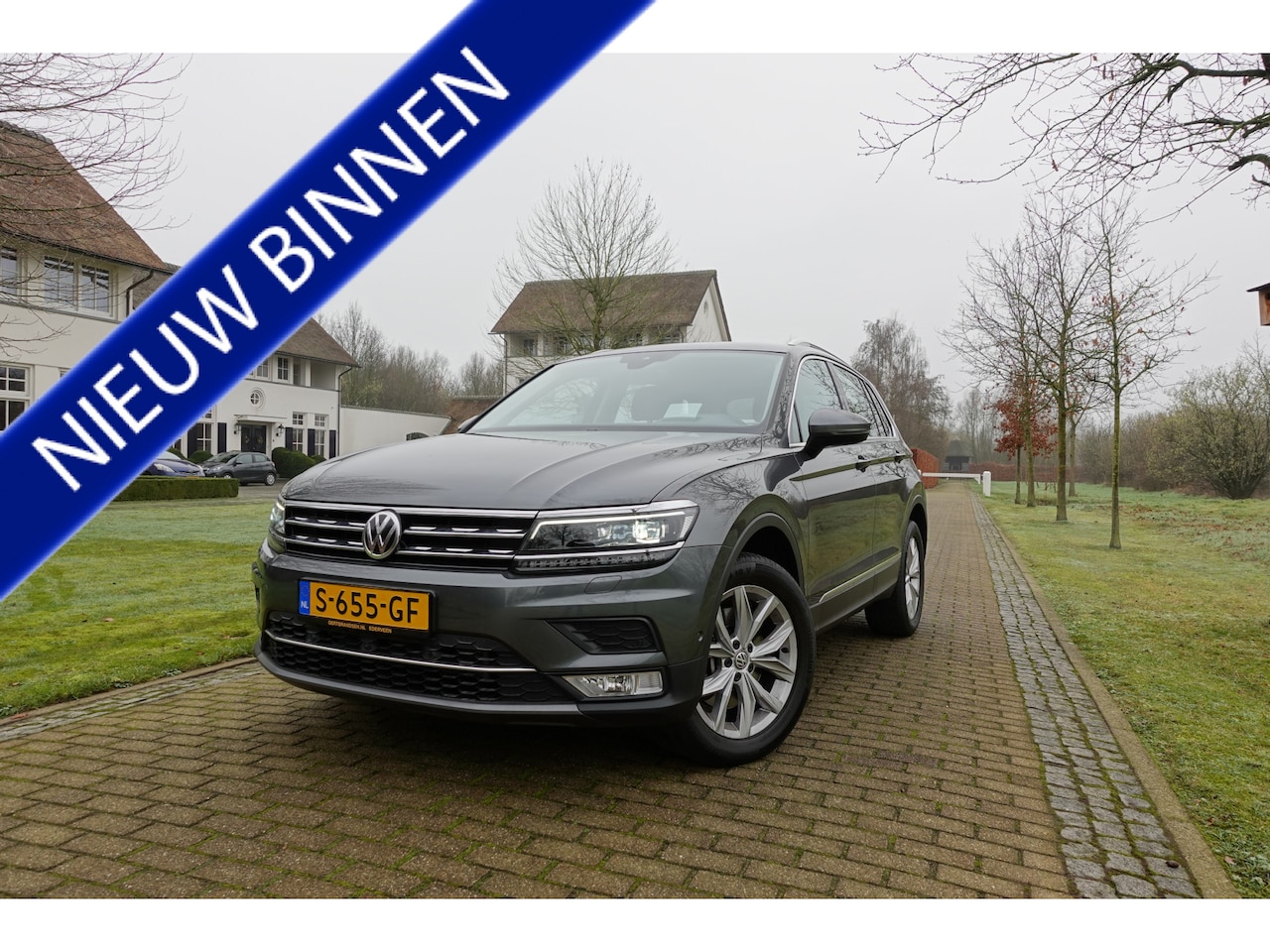 Volkswagen Tiguan - 2.0 TSI 4Motion Highline | Trekhaak | Head-Up | 360° Camera | Leder | Memory | CarPlay | - AutoWereld.nl