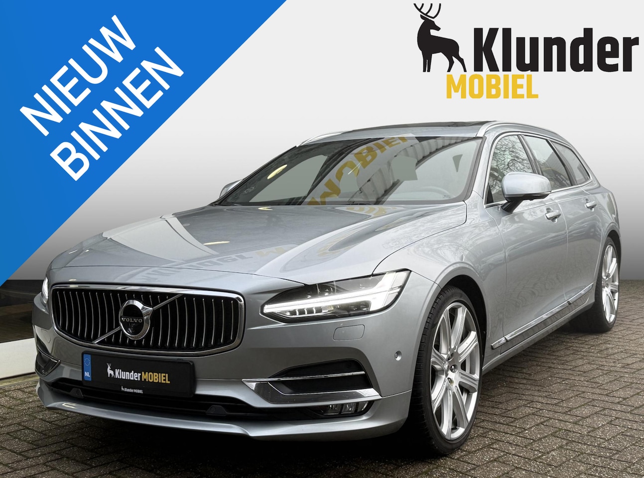 Volvo V90 - 2.0 T6 AWD Inscription |360°Camera|Bowers&Wilkins|Head-Up| - AutoWereld.nl