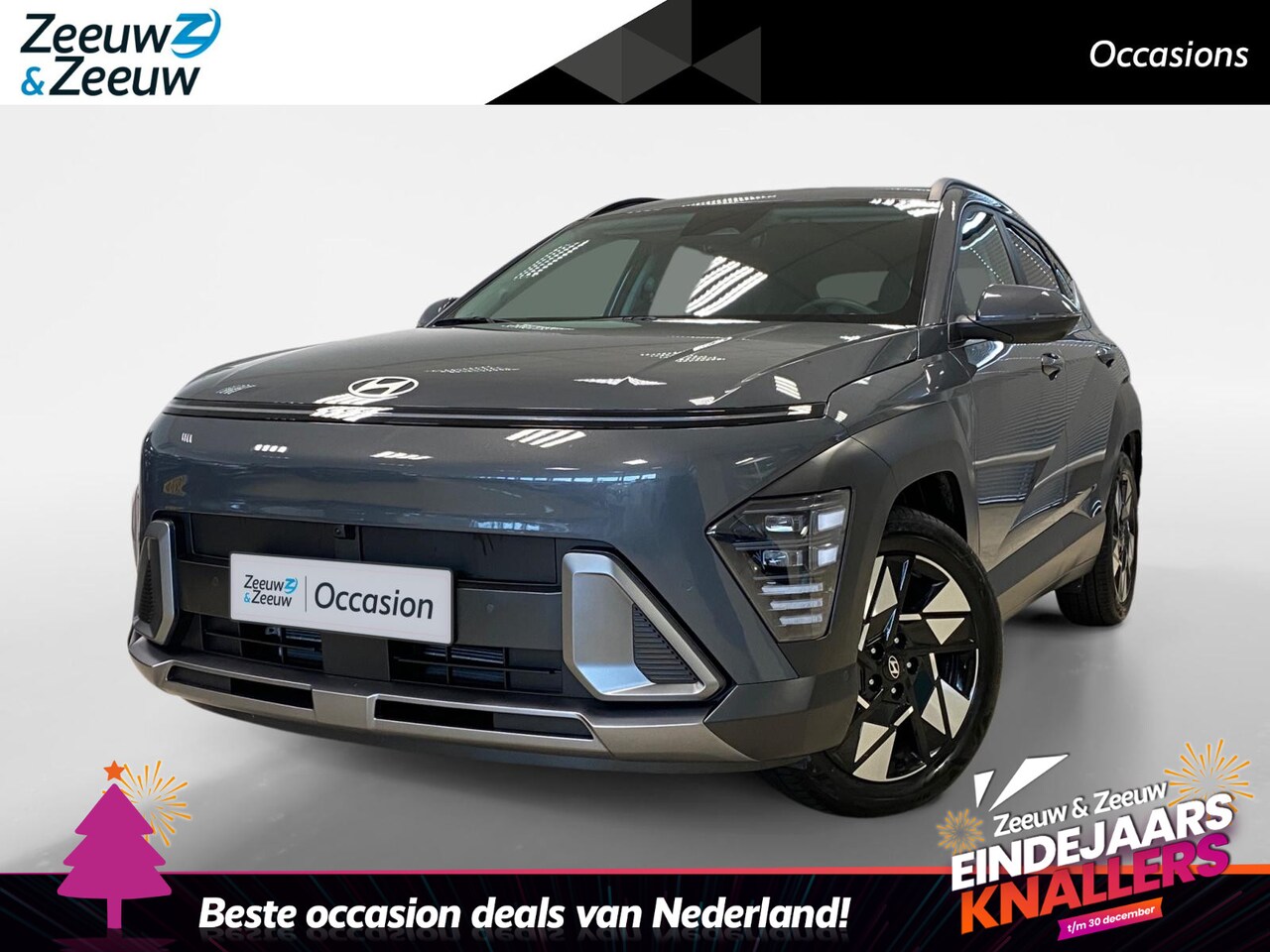 Hyundai Kona - 1.6 HYBRID | PREMIUM | AUTOMAAT | LEDER | NL-AUTO | - AutoWereld.nl