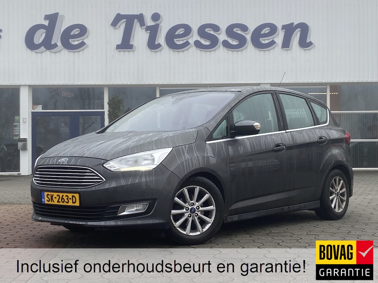 Ford C-Max - 1.0 Titanium Pano, Trekhaak, Navi, Rijklaar met beurt & garantie! - AutoWereld.nl