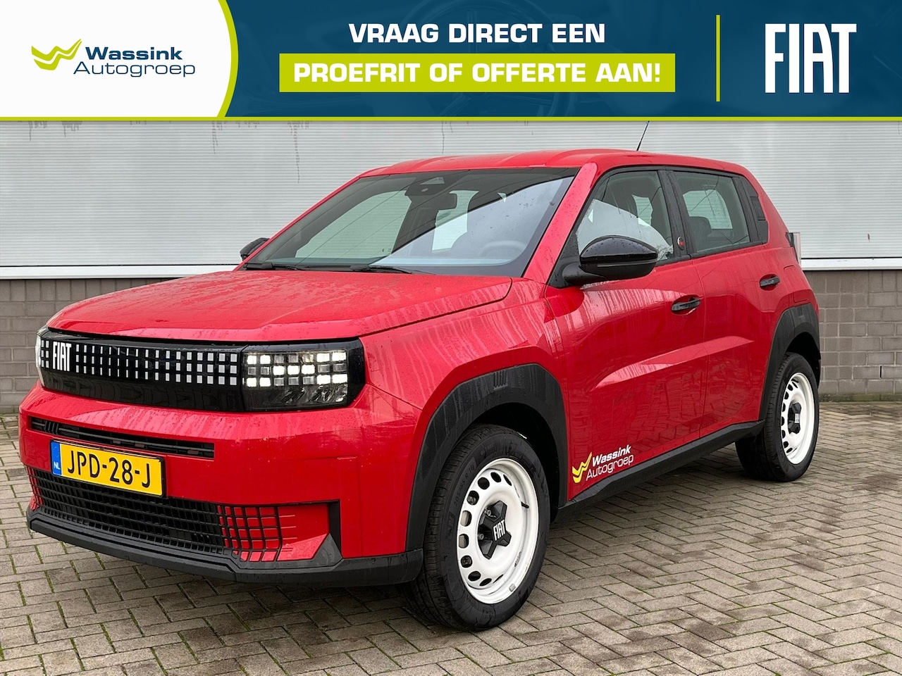 Fiat Grande Panda - 44kWh 113pk Red - AutoWereld.nl